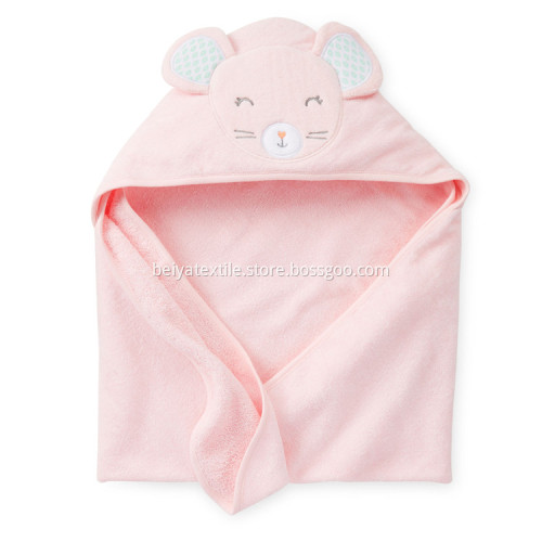 Top Quality Organic Bamboo Baby hooded Poncho Towel